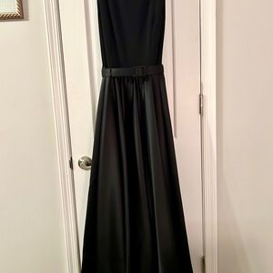 Scott McClintock Black Maxi Dress with Belt